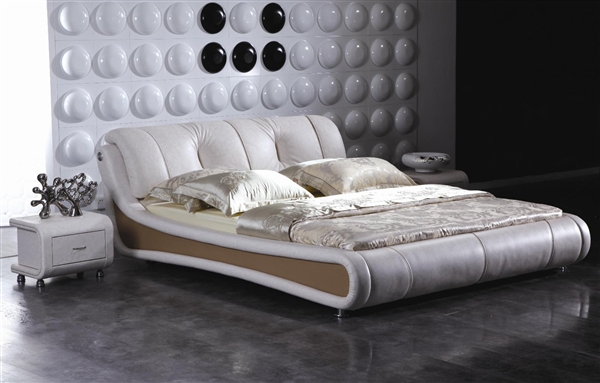 Contemporary Eggshell Bed