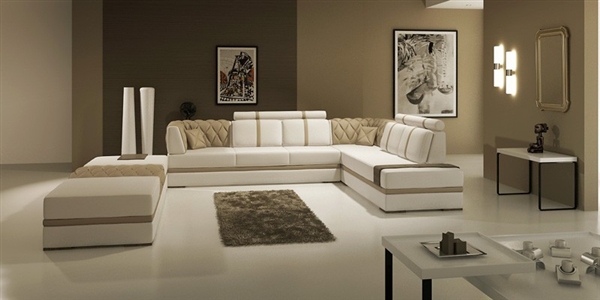 Manhattan Leather Sectional Sofa